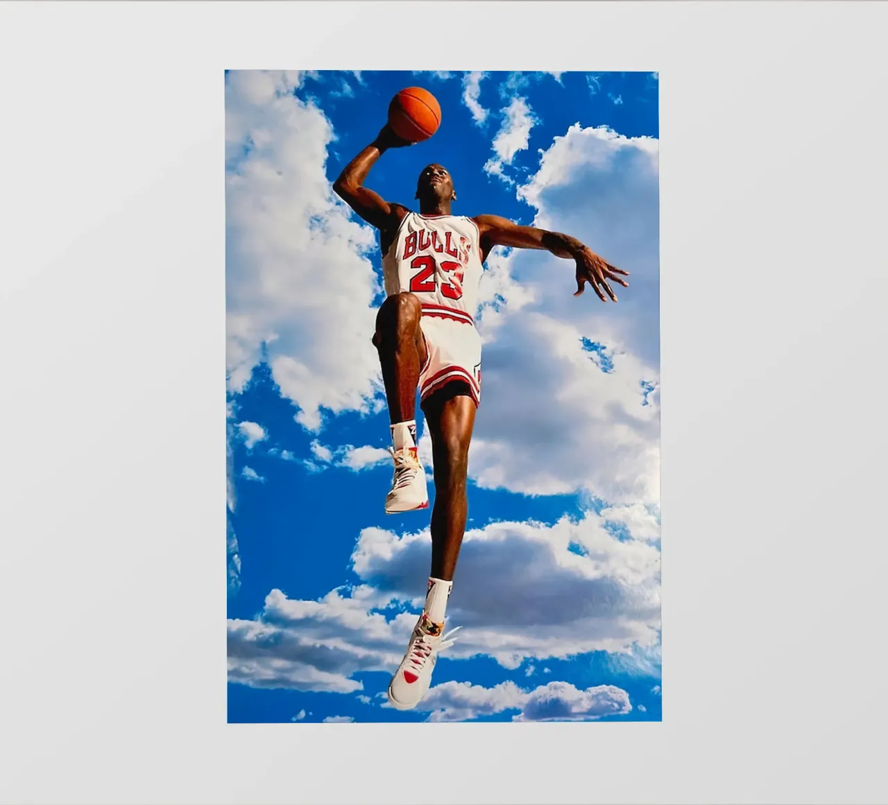Michael Jordan en train de sauter bâche pvc de Danielshop