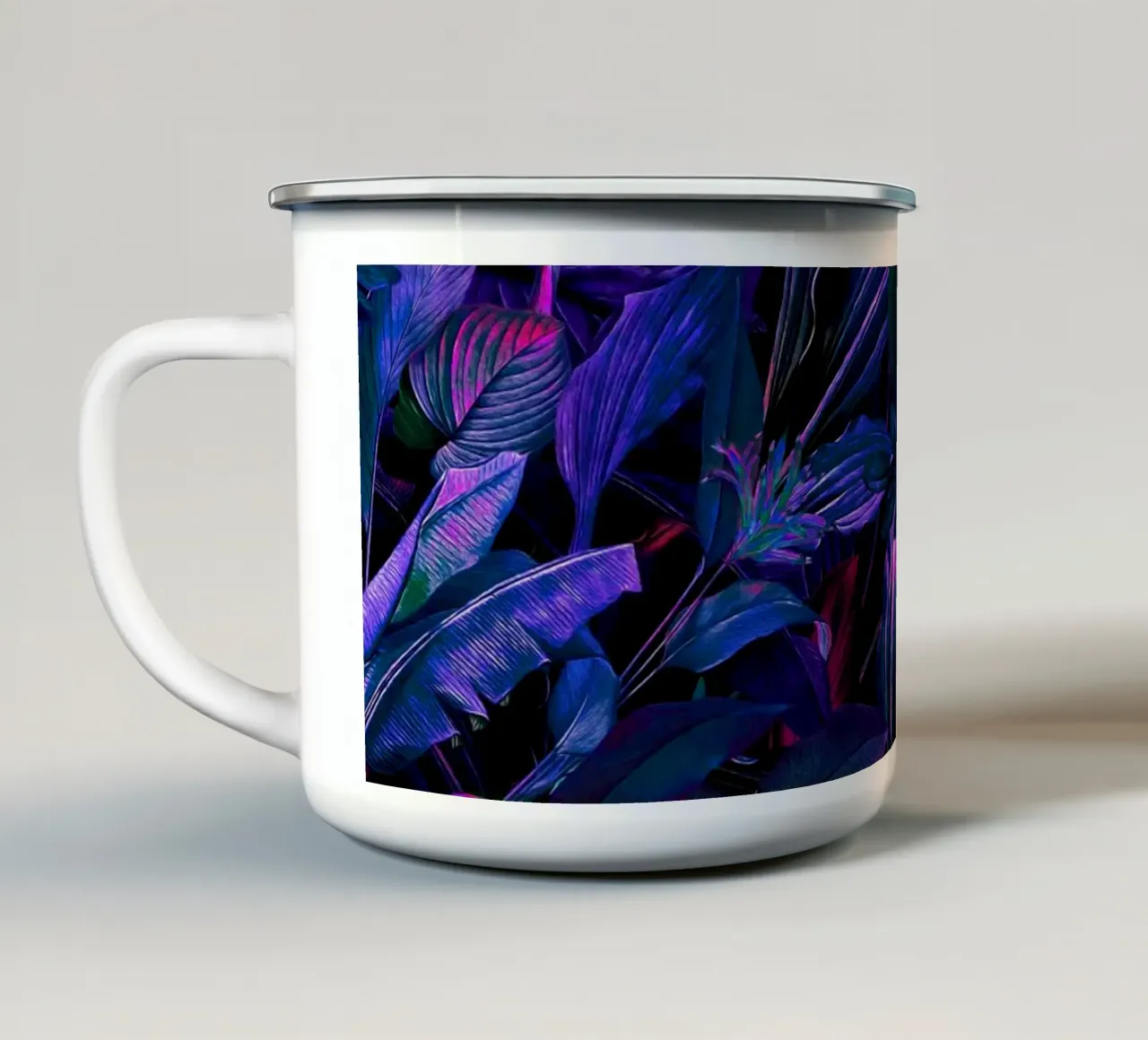 Future Garden Tropical Night tazza in smalto da burcukorkmazyurek