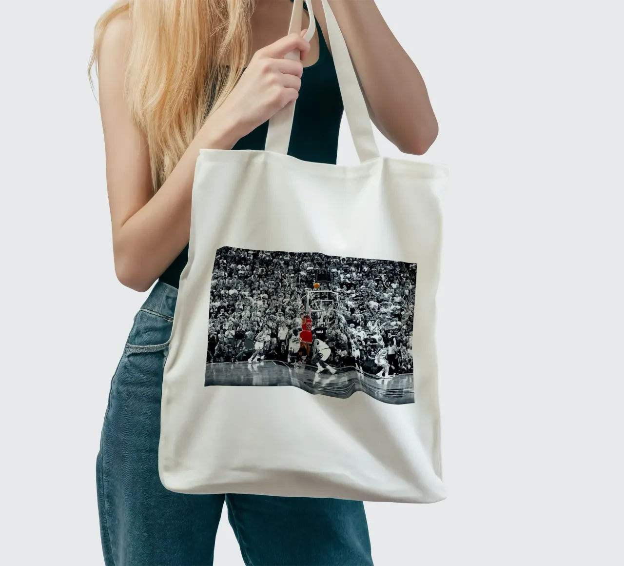 Jordan Ultimo colpo borsa in juta da Danielshop