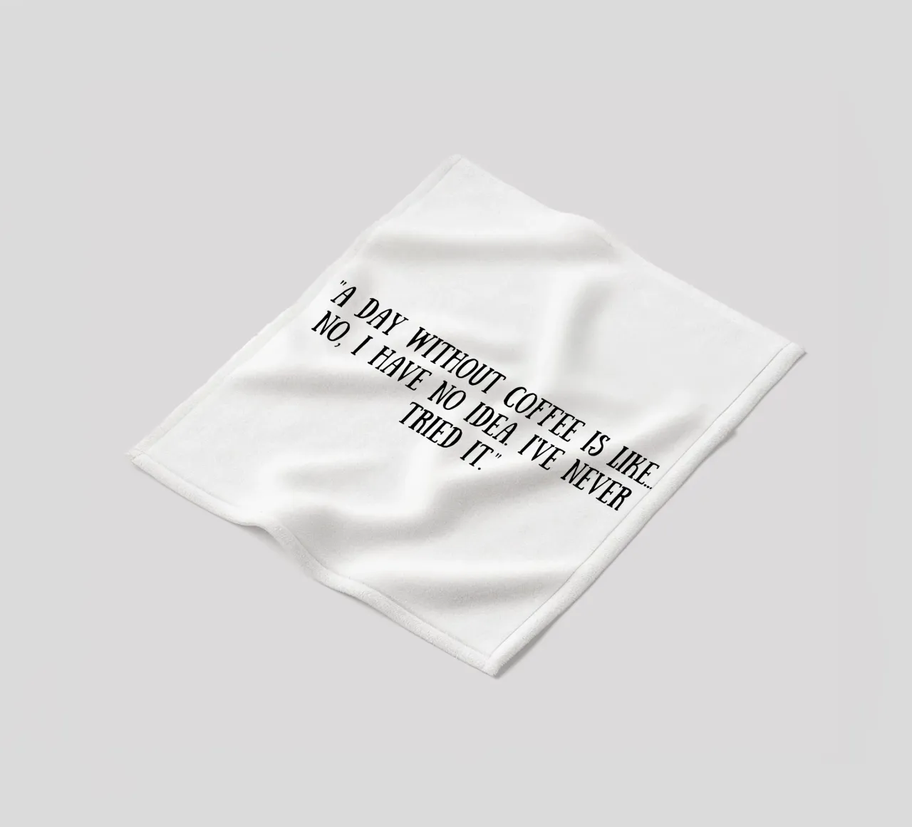 Caffè coperta in pile da Quotes of the day