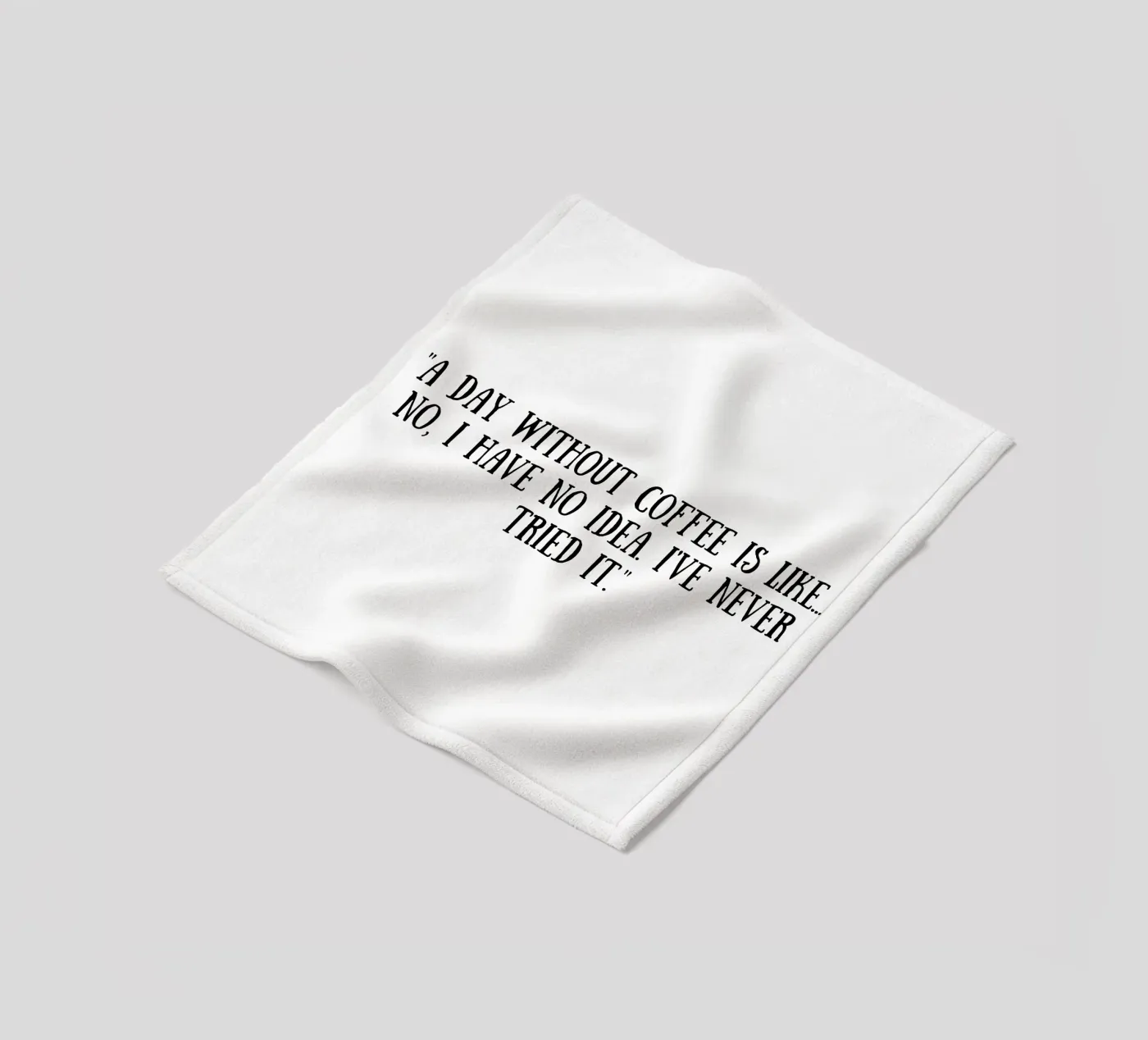 Coffee Fleecedecke von Quotes of the day