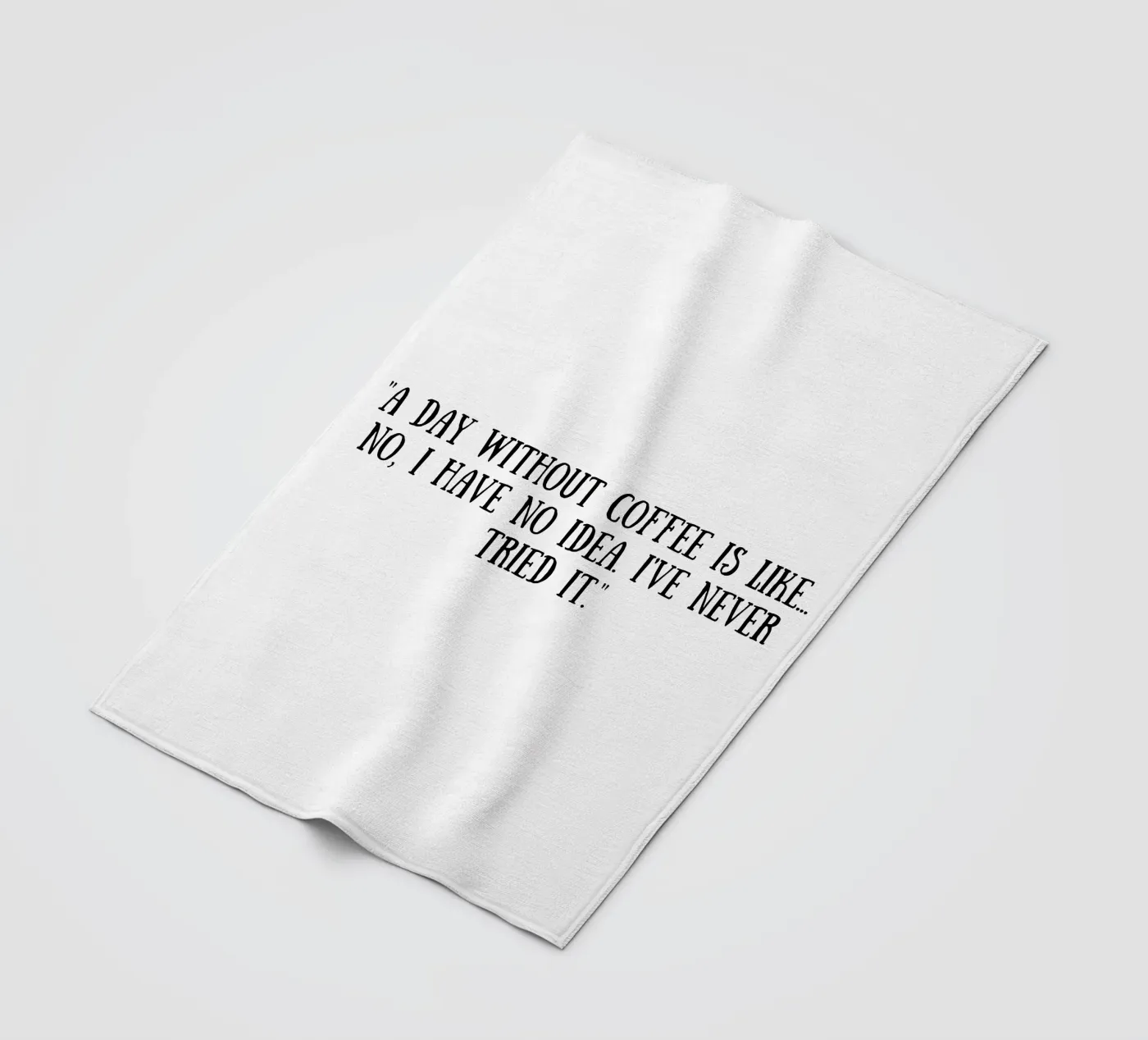 Coffee Fleecedecke von Quotes of the day