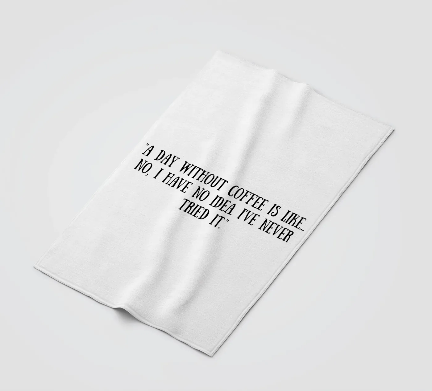 Caffè coperta in pile da Quotes of the day