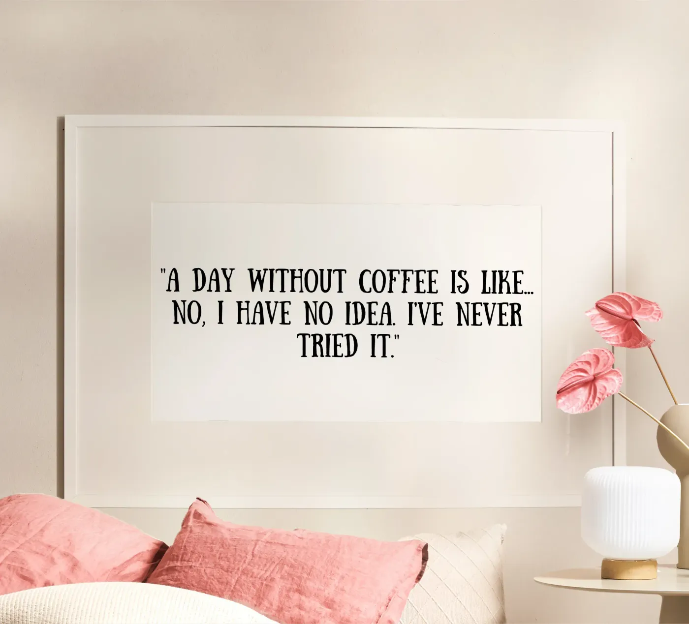 Caffè poster da Quotes of the day