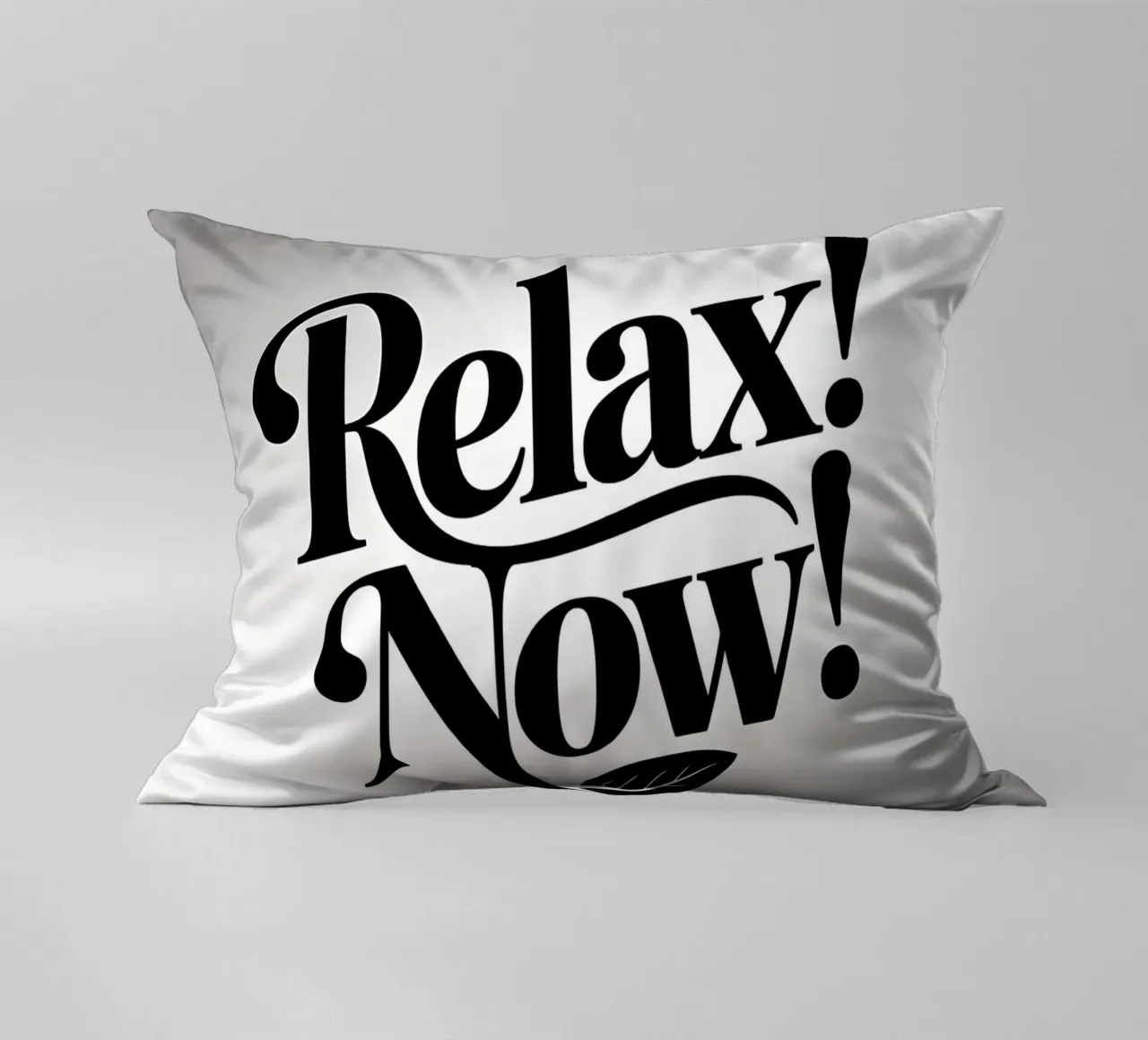 Relax! Now! decorative cushion by Aphorismiker