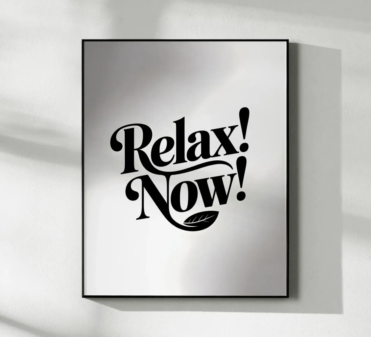 Relax! Now! plexiglass da Aphorismiker