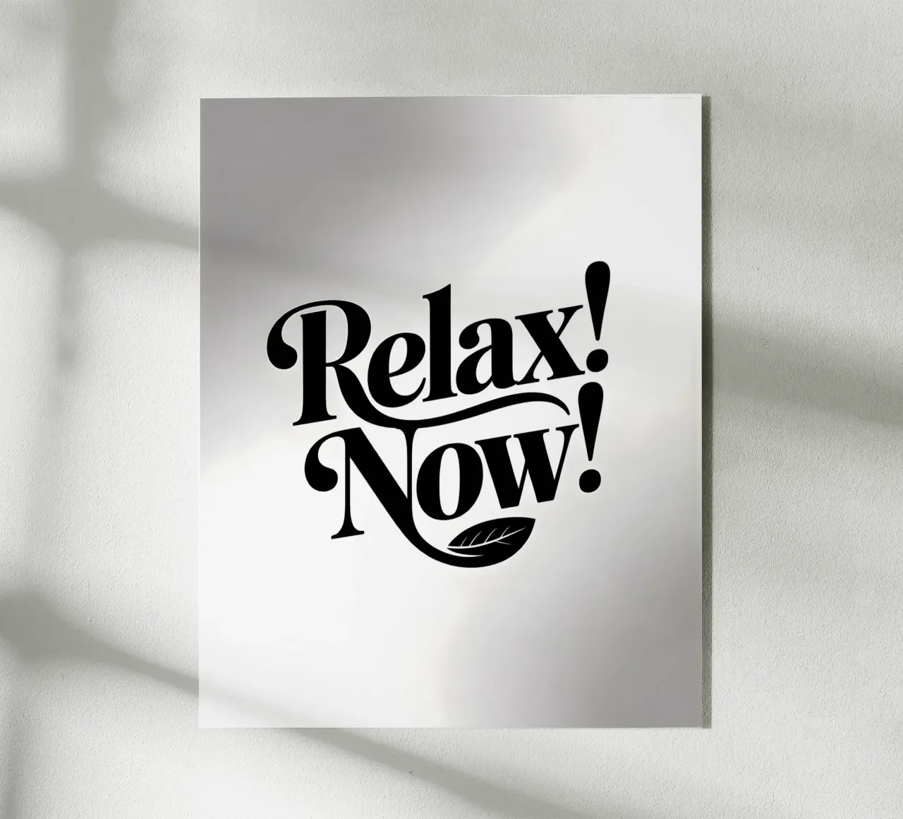 Relax! Now! plexiglass da Aphorismiker