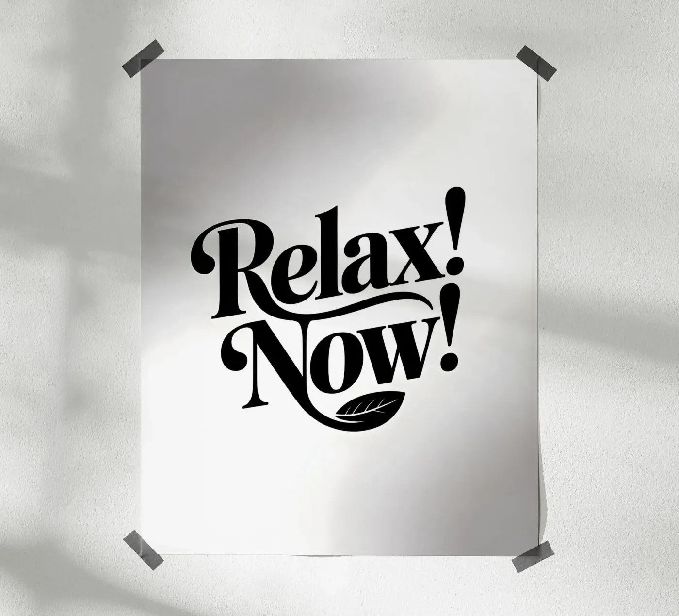 Relax! Now! poster da Aphorismiker