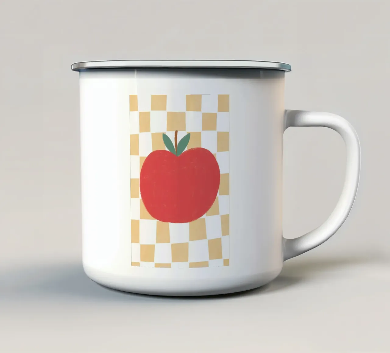 Apfel Karo tazza in smalto da BAINAI