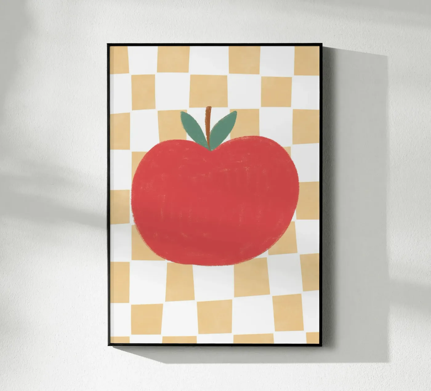 Apfel Karo acrylic glass by BAINAI