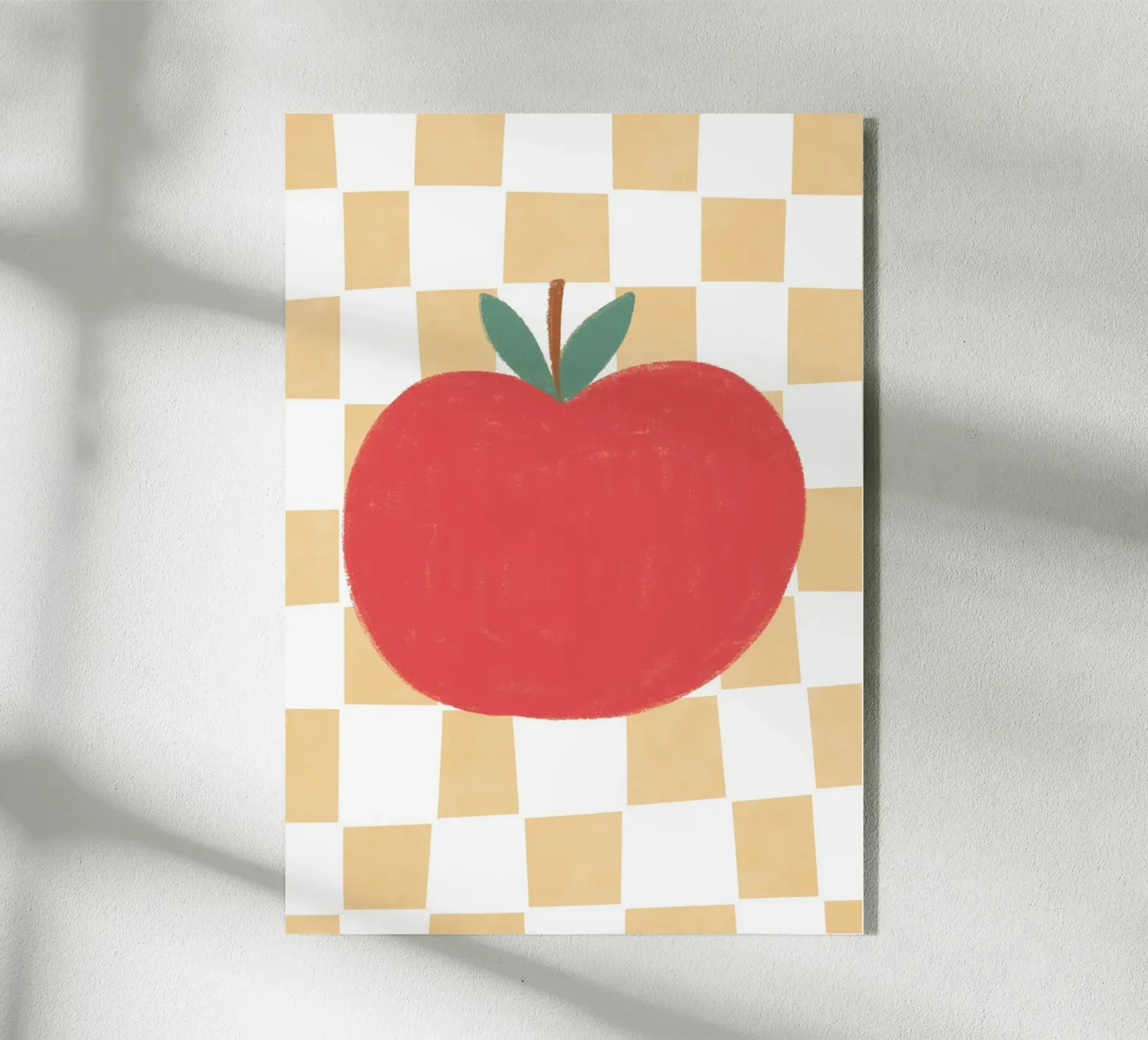 Apfel Karo acrylic glass by BAINAI