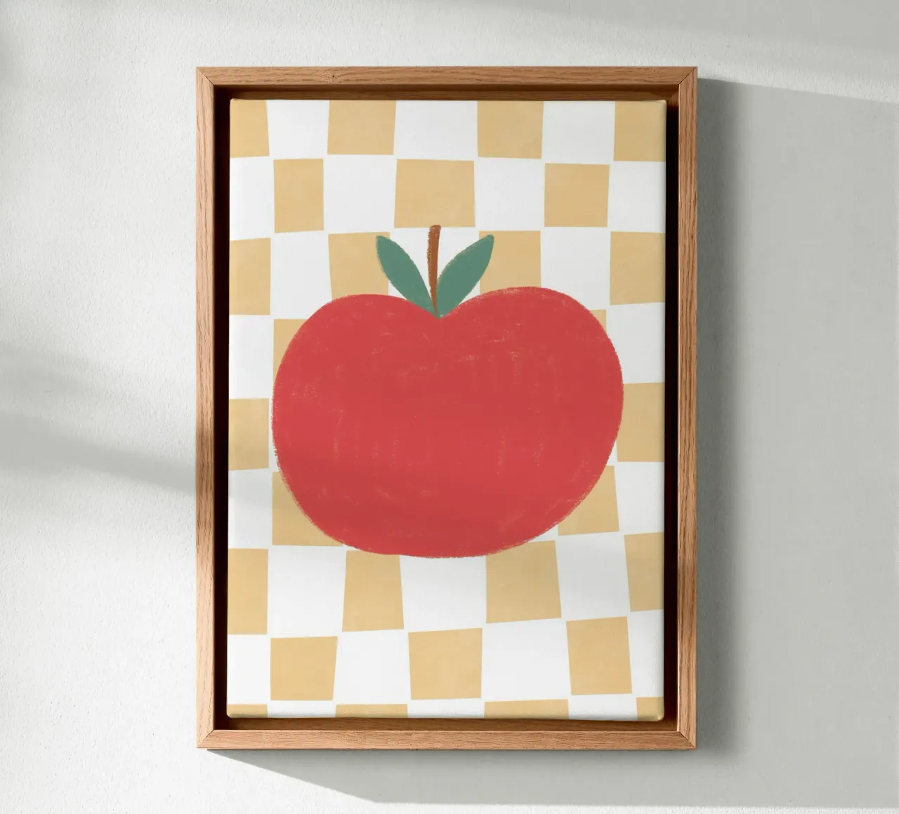 Apfel Karo tela con Cornice a cassetta da BAINAI