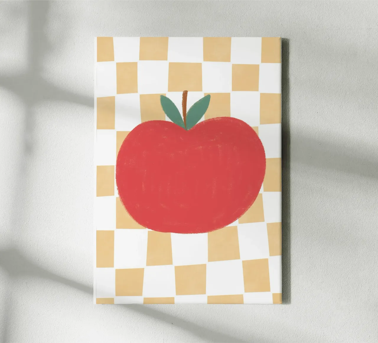 Apfel Karo tela con Cornice a cassetta da BAINAI