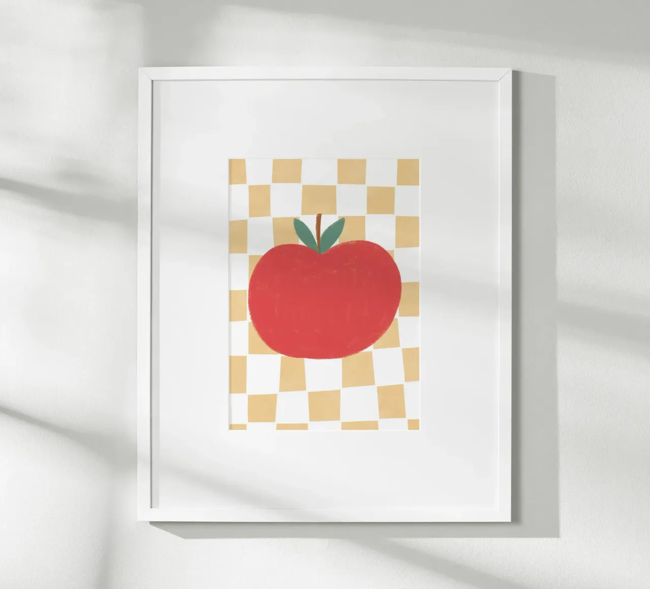 Apfel Karo carta hahnemühle da BAINAI