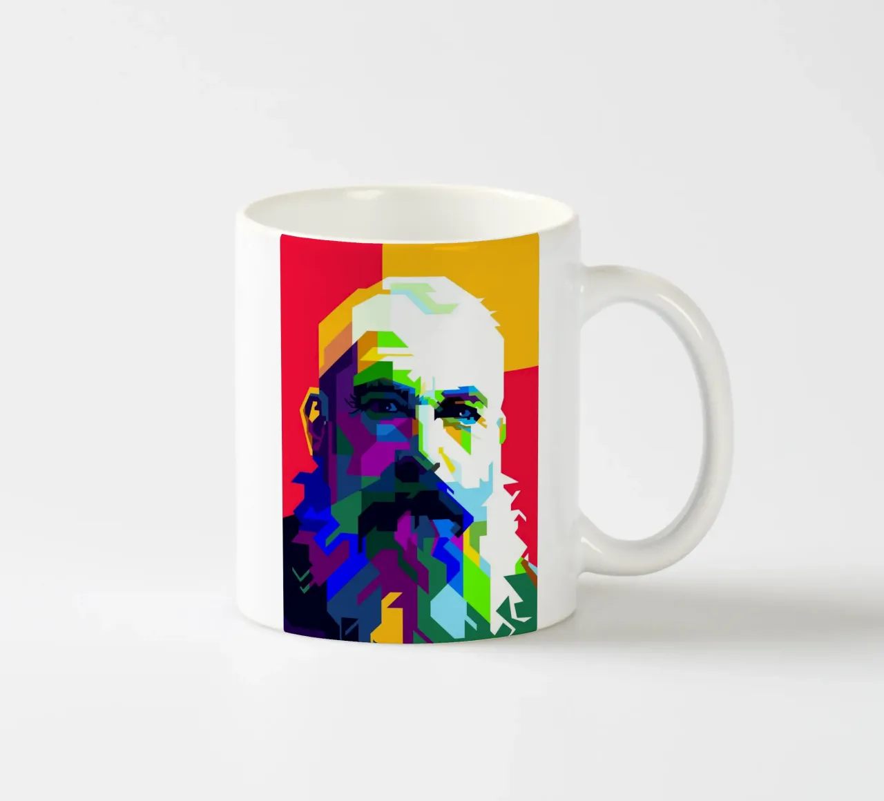 Claude Monet Kunstenaar Schilderij WPAP Nu Trending keramische mok van Artkreator