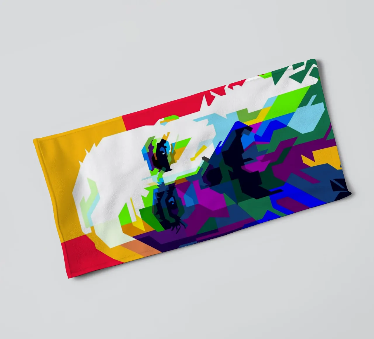 Claude Monet Künstler Gemälde WPAP Trending Now Handtuch von Artkreator