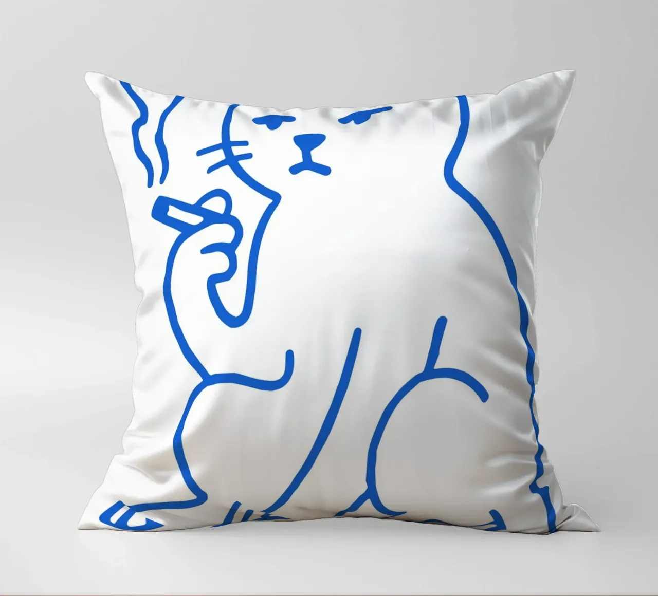 The Serene Poodle cuscino da ramosashop