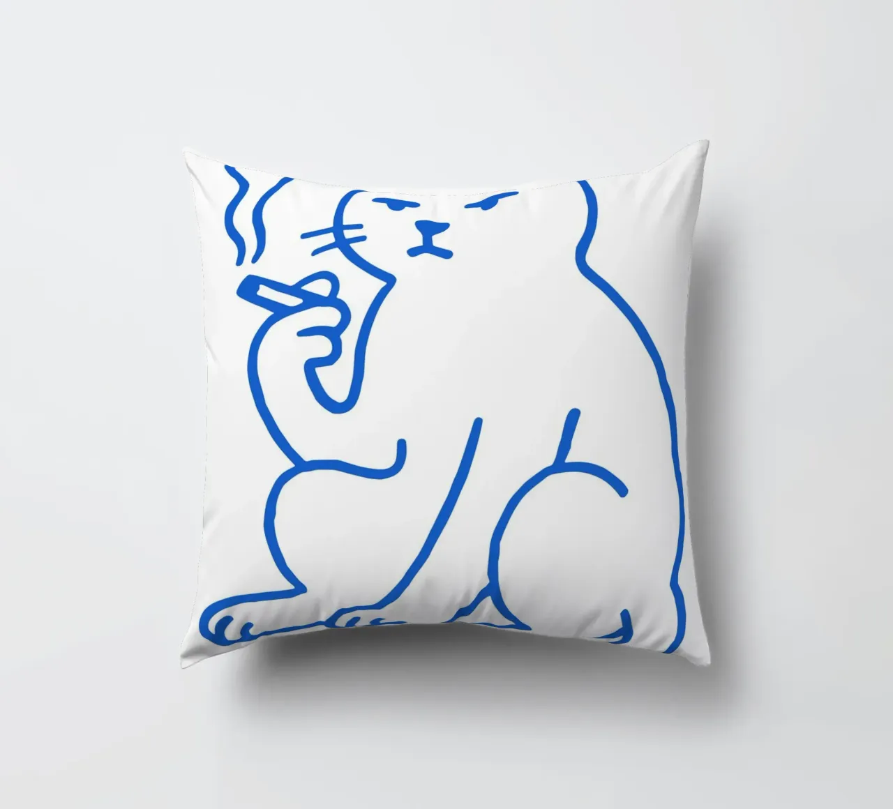 The Serene Poodle cuscino da ramosashop
