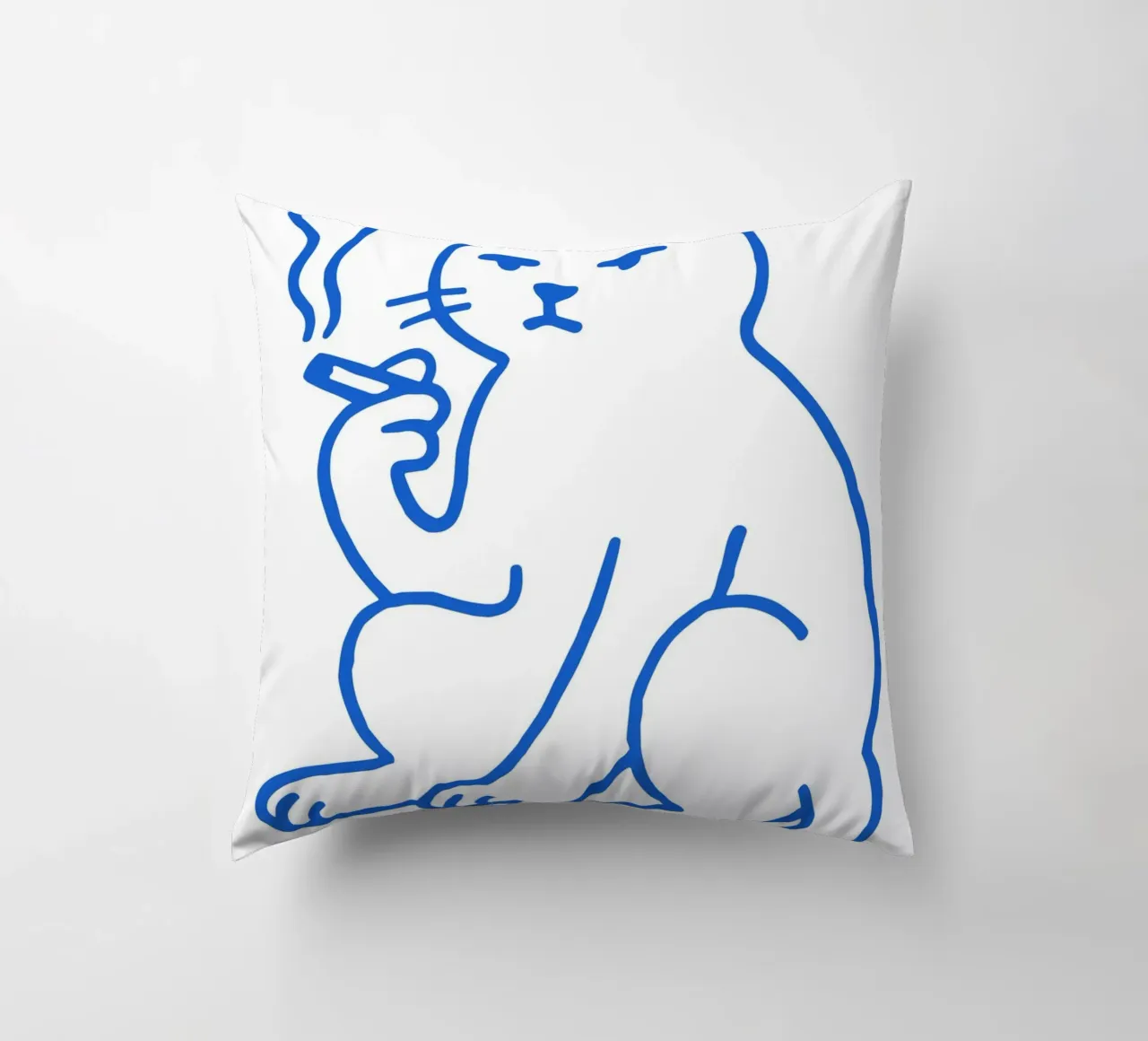 The Serene Poodle cuscino da ramosashop