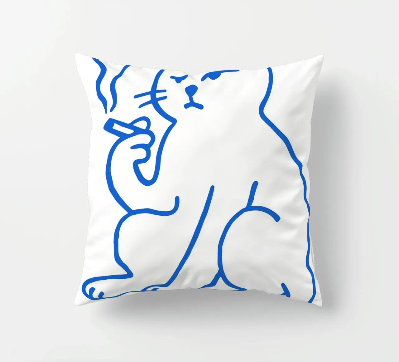 The Serene Poodle cuscino da ramosashop