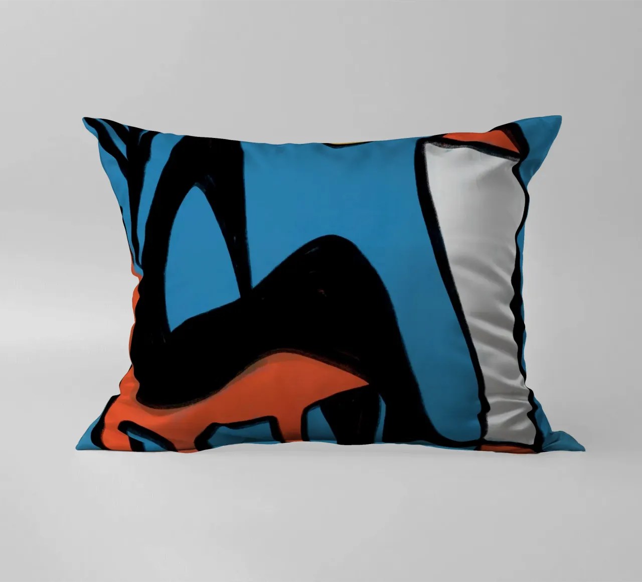 Sociale nella notte blu cuscino da Little Dean