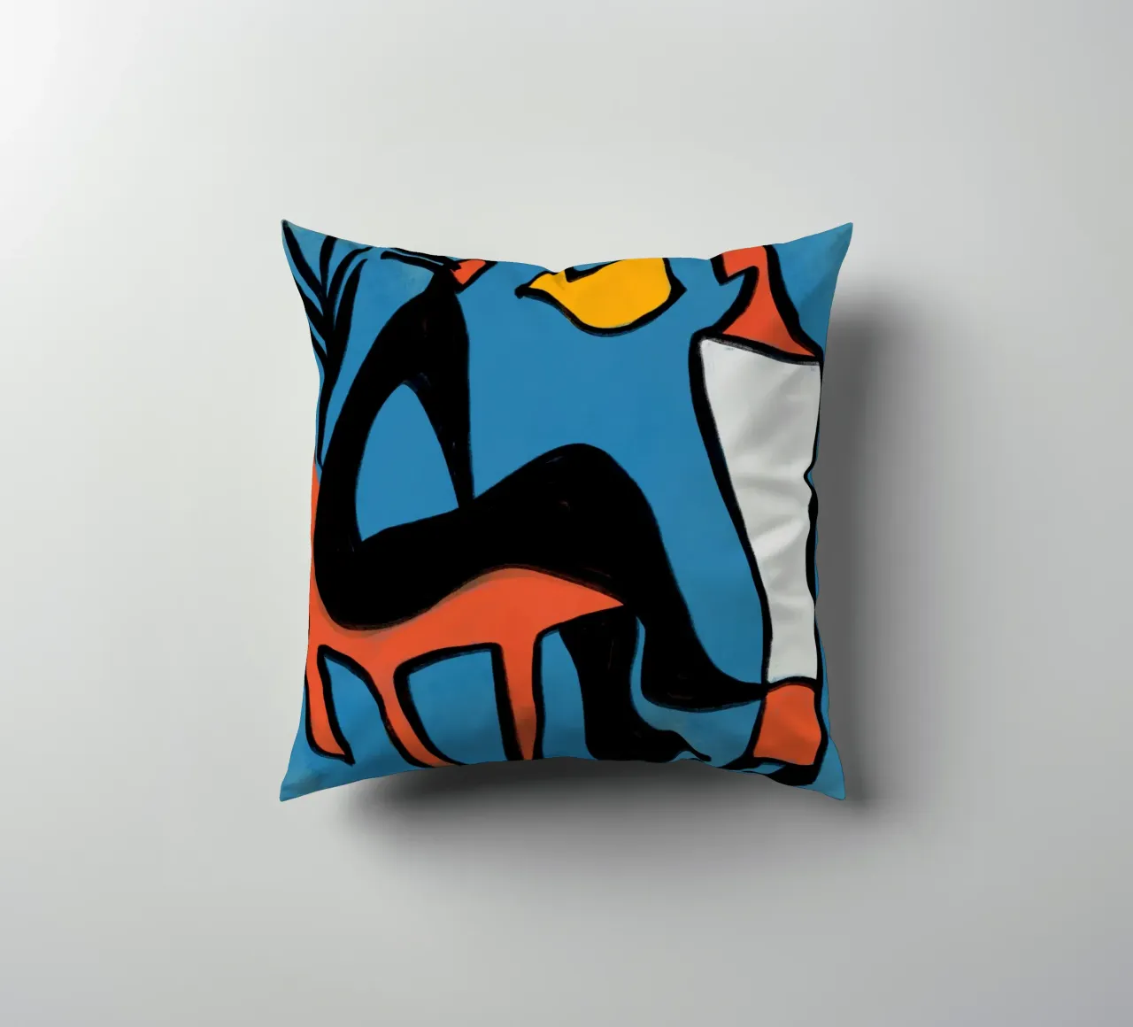 Sociale nella notte blu cuscino da Little Dean