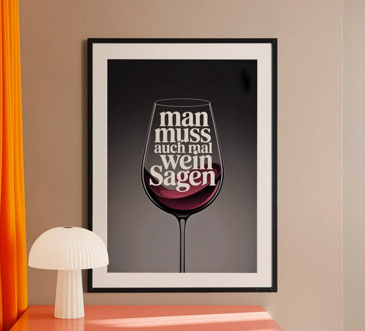 Auch mal Wein sagen hahnemühle by Aphorismiker