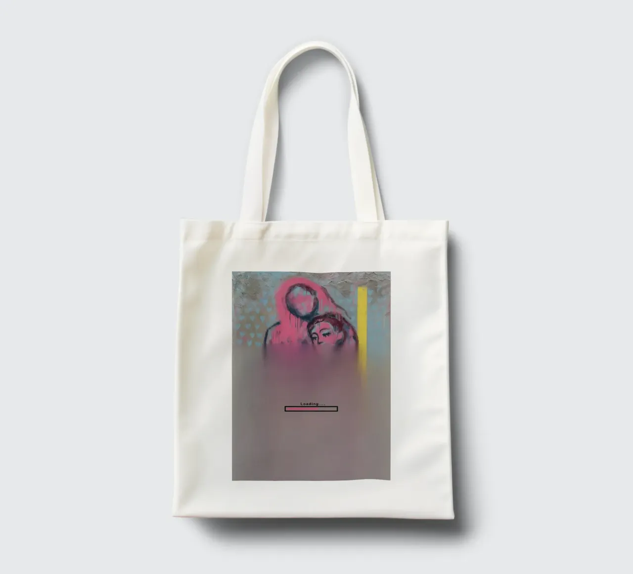 Feelings Still Loading | Limited Edition borsa in juta da Art.Piece