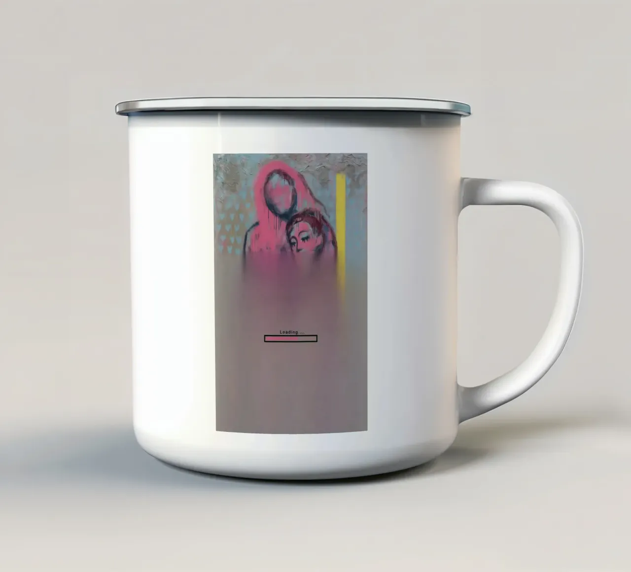Feelings Still Loading | Limited Edition tazza in smalto da Art.Piece