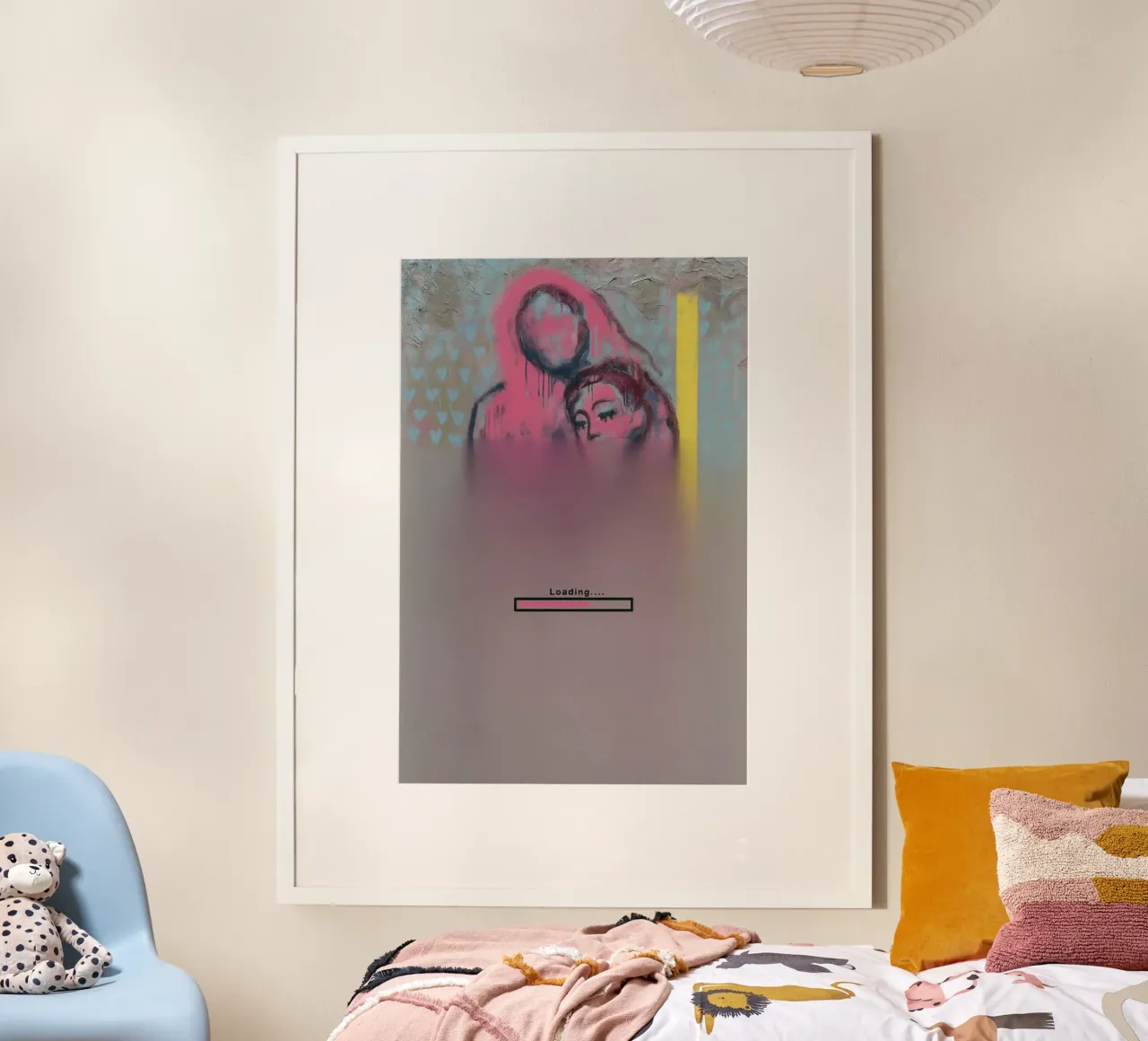 Feelings Still Loading | Limited Edition poster con telaio in legno da Art.Piece