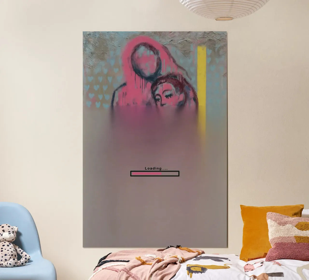 Feelings Still Loading | Limited Edition poster con telaio in legno da Art.Piece