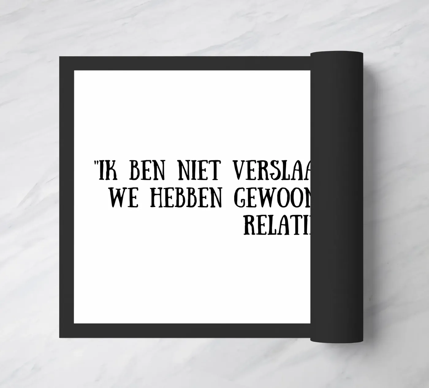 Coffee deurmat van Quotes of the day