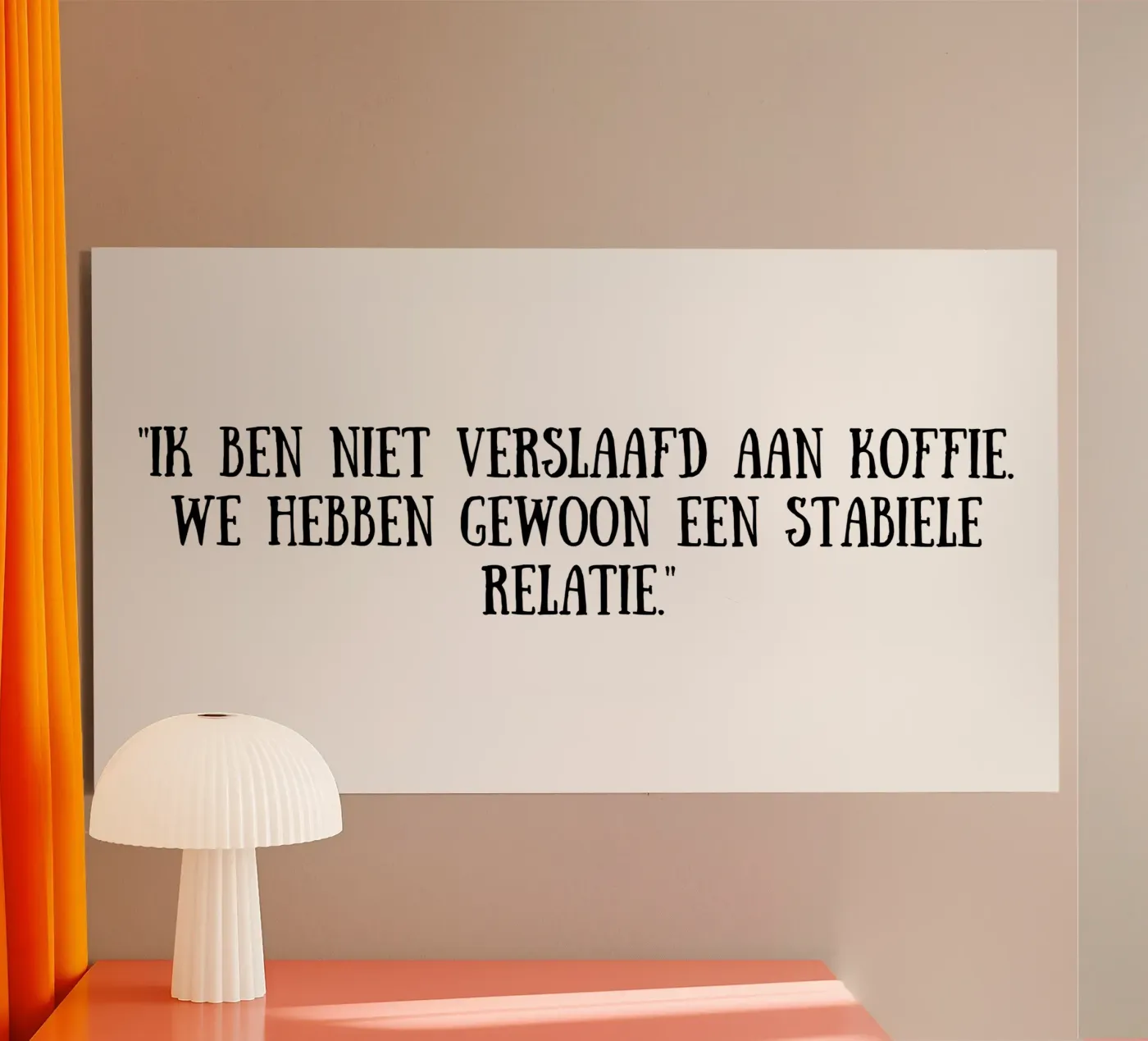 Coffee alu-dibond by Quotes of the day