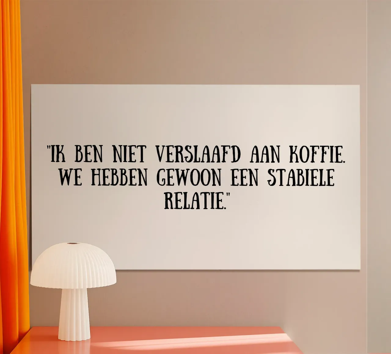 Caffè poster da Quotes of the day