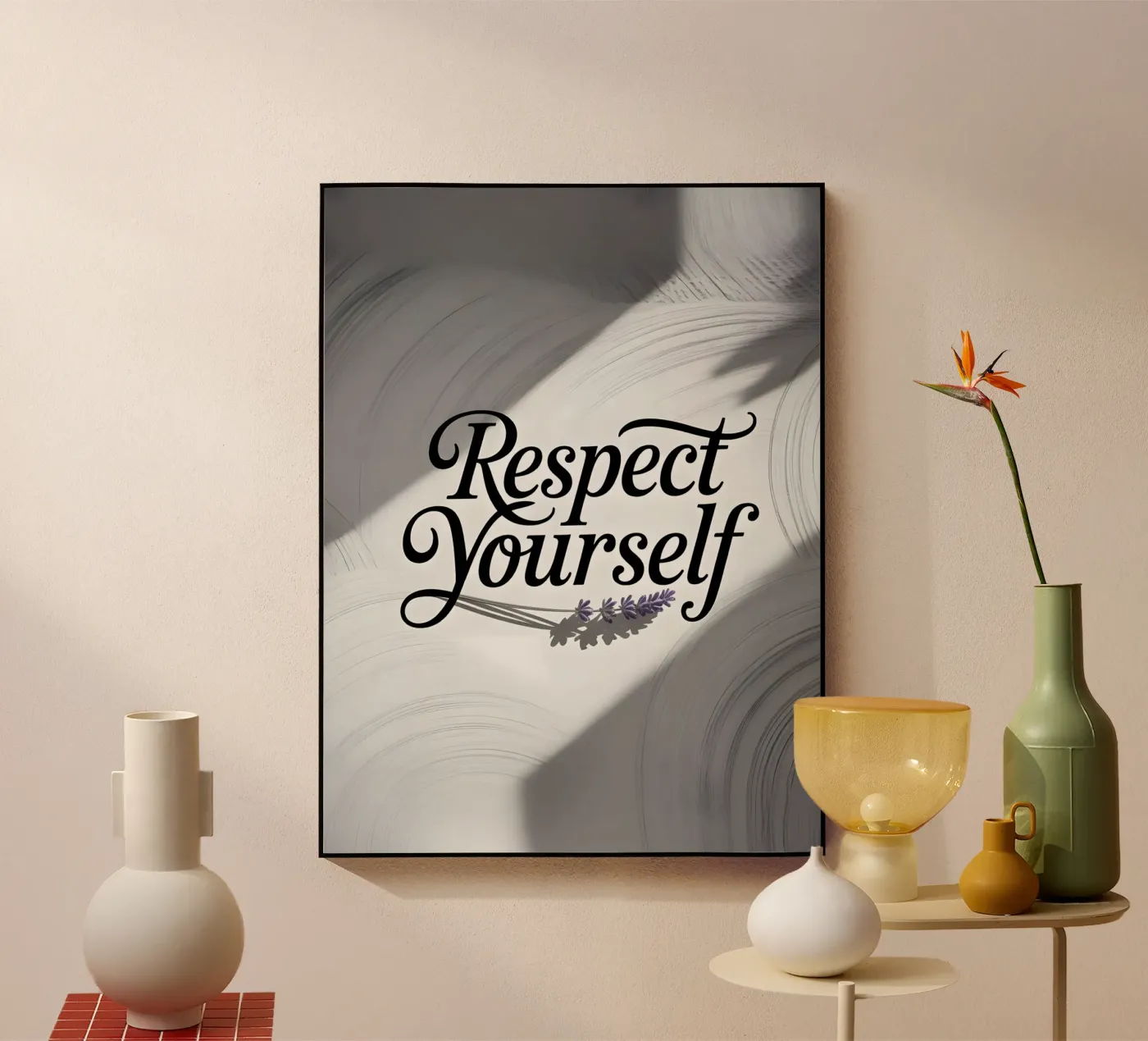 Respect Yourself plexiglass da Aphorismiker