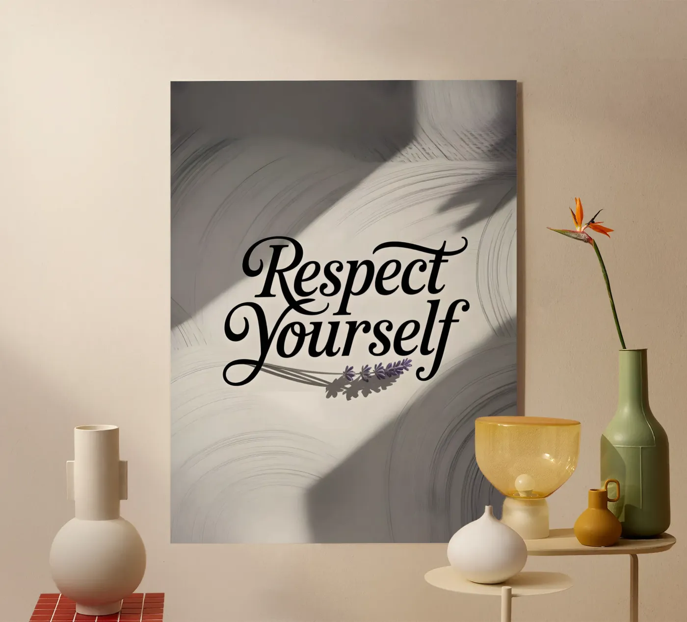 Respect Yourself plexiglass da Aphorismiker