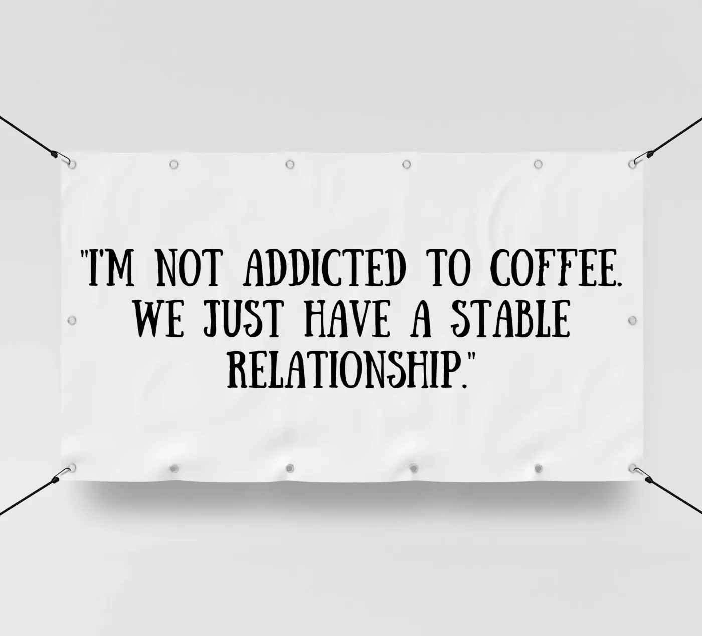 Coffee telo in pvc da Quotes of the day