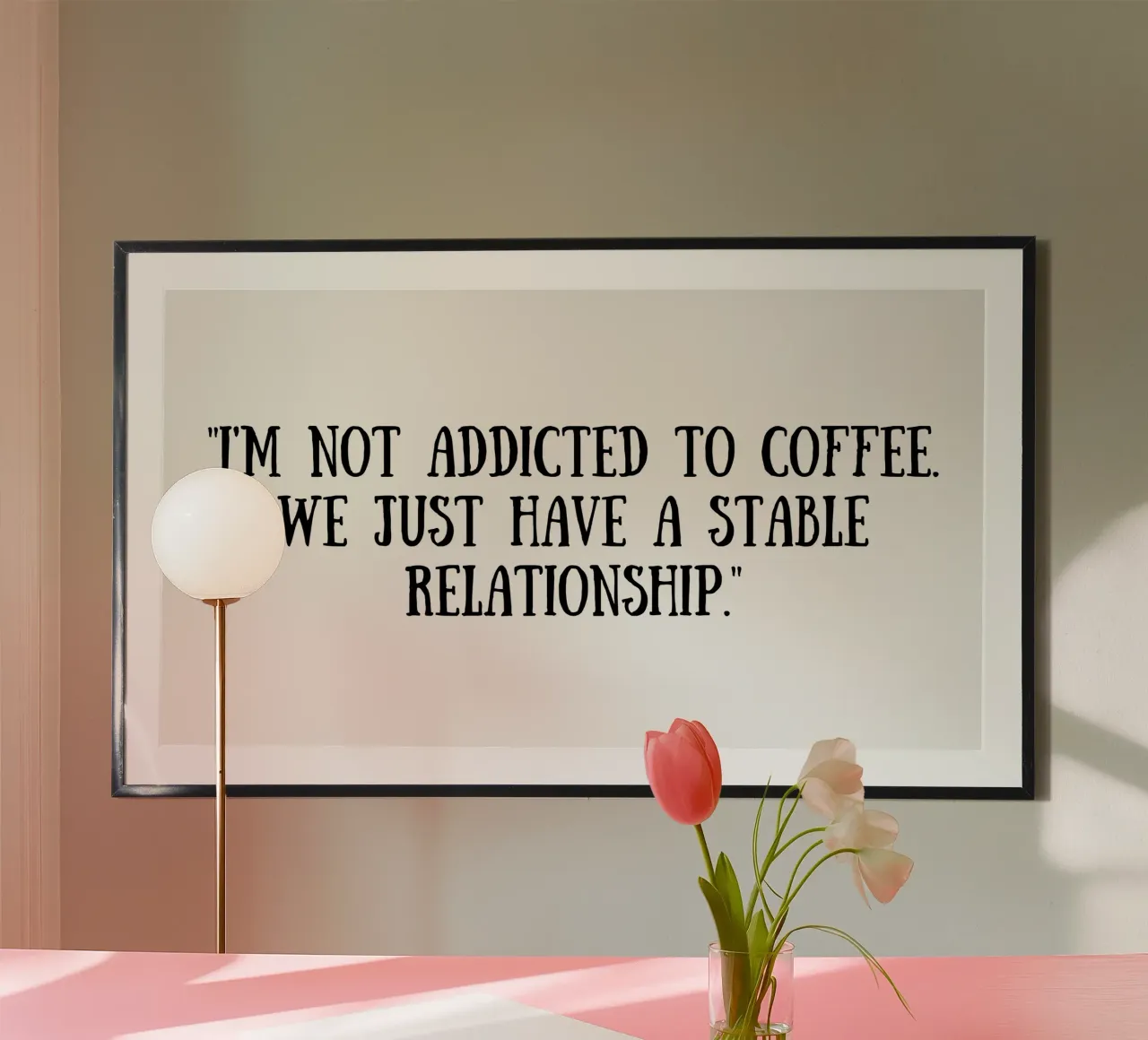 Caffè poster da Quotes of the day