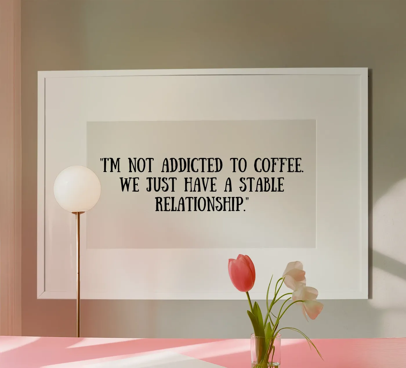 Coffee poster van Quotes of the day