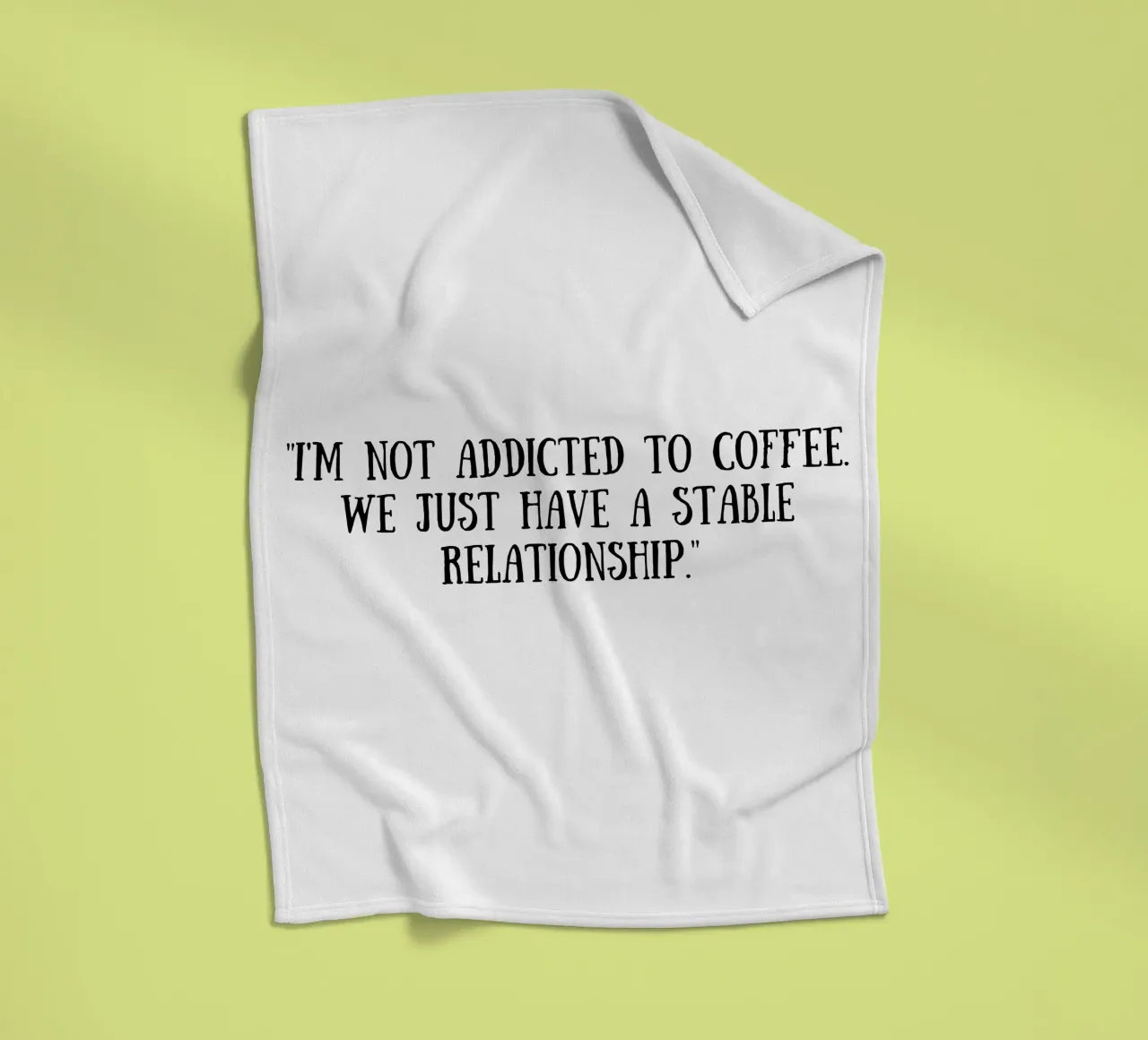 Caffè coperta in pile da Quotes of the day