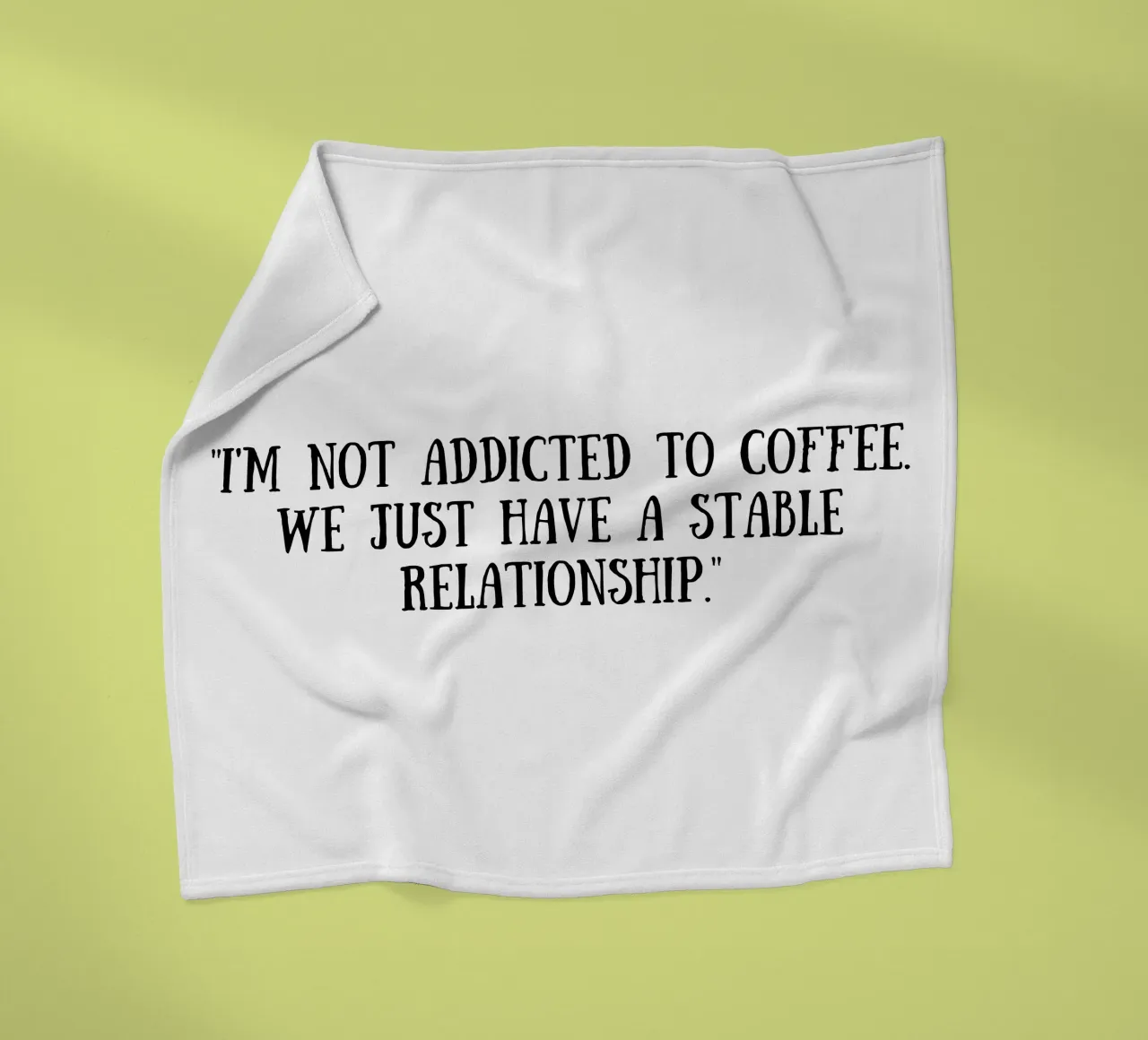 Caffè coperta in pile da Quotes of the day