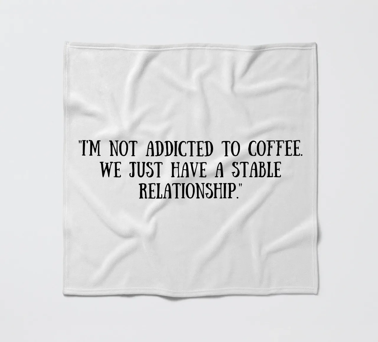 Caffè coperta in pile da Quotes of the day