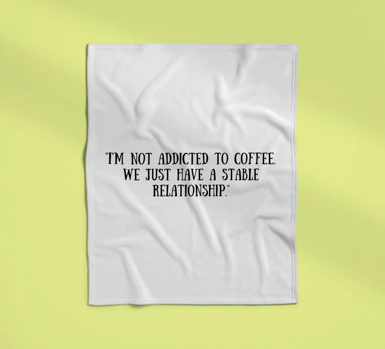 Caffè coperta in pile da Quotes of the day