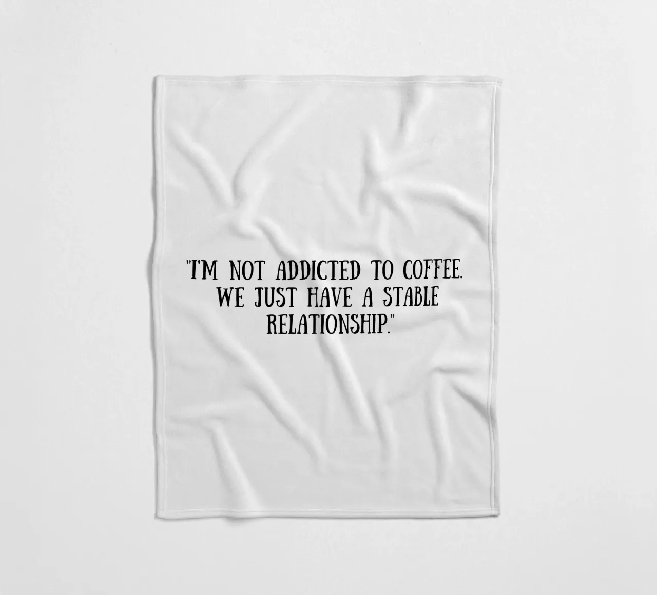 Caffè coperta in pile da Quotes of the day