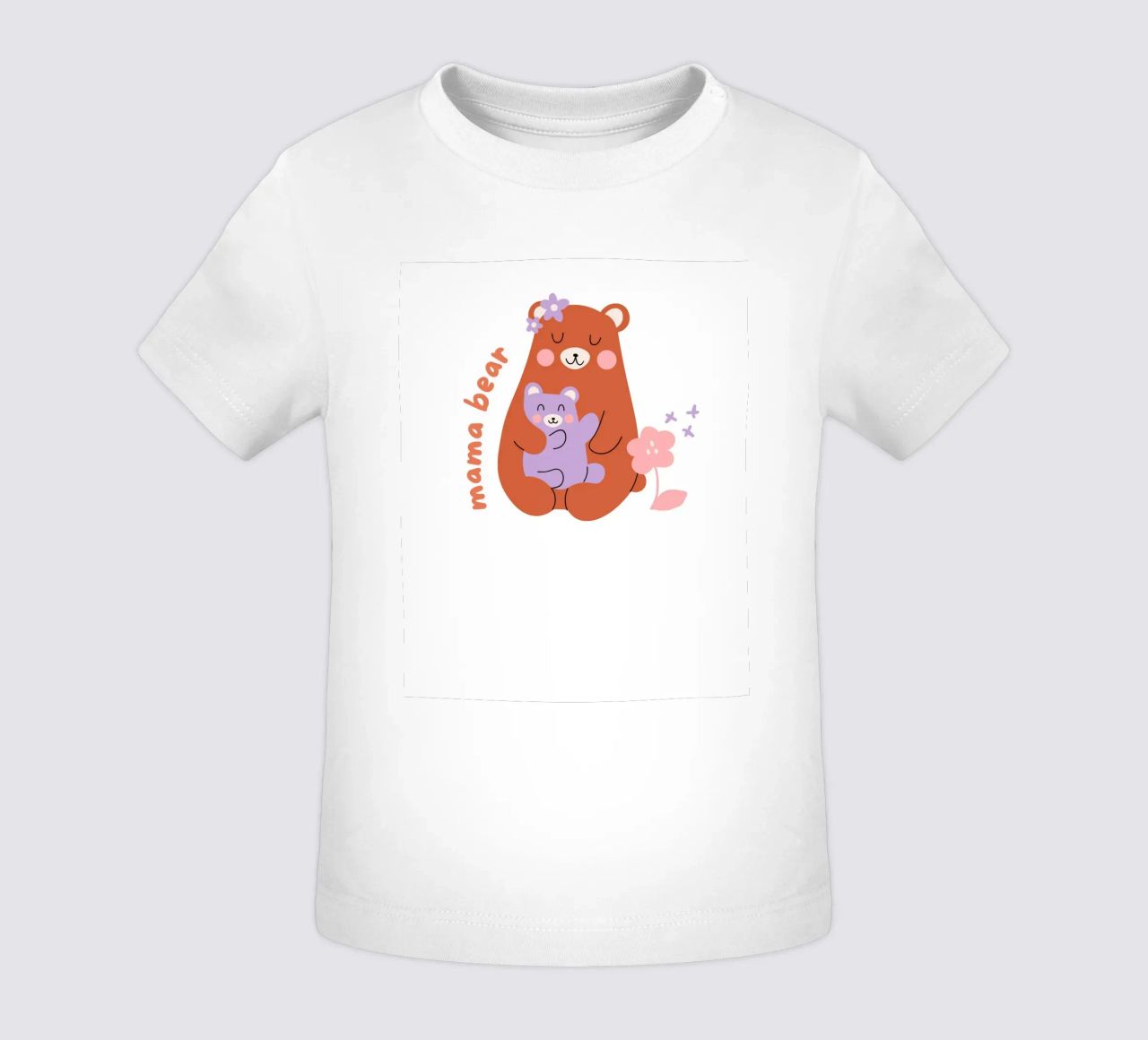 Mamma orso maglietta neonato da graphic design