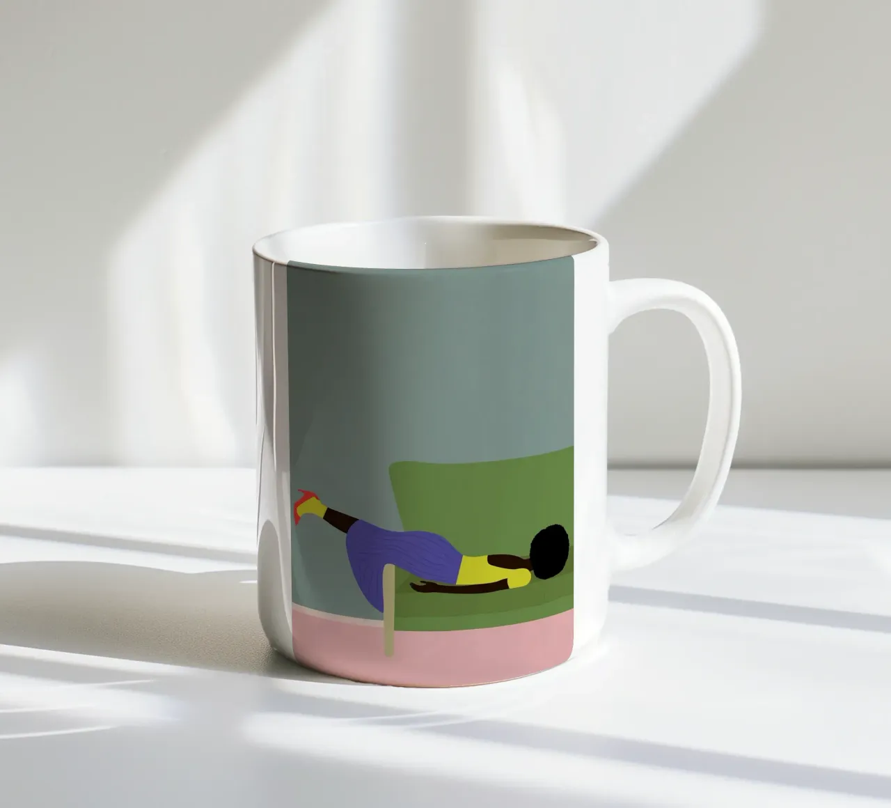 Umano tazza in ceramica da maluniq