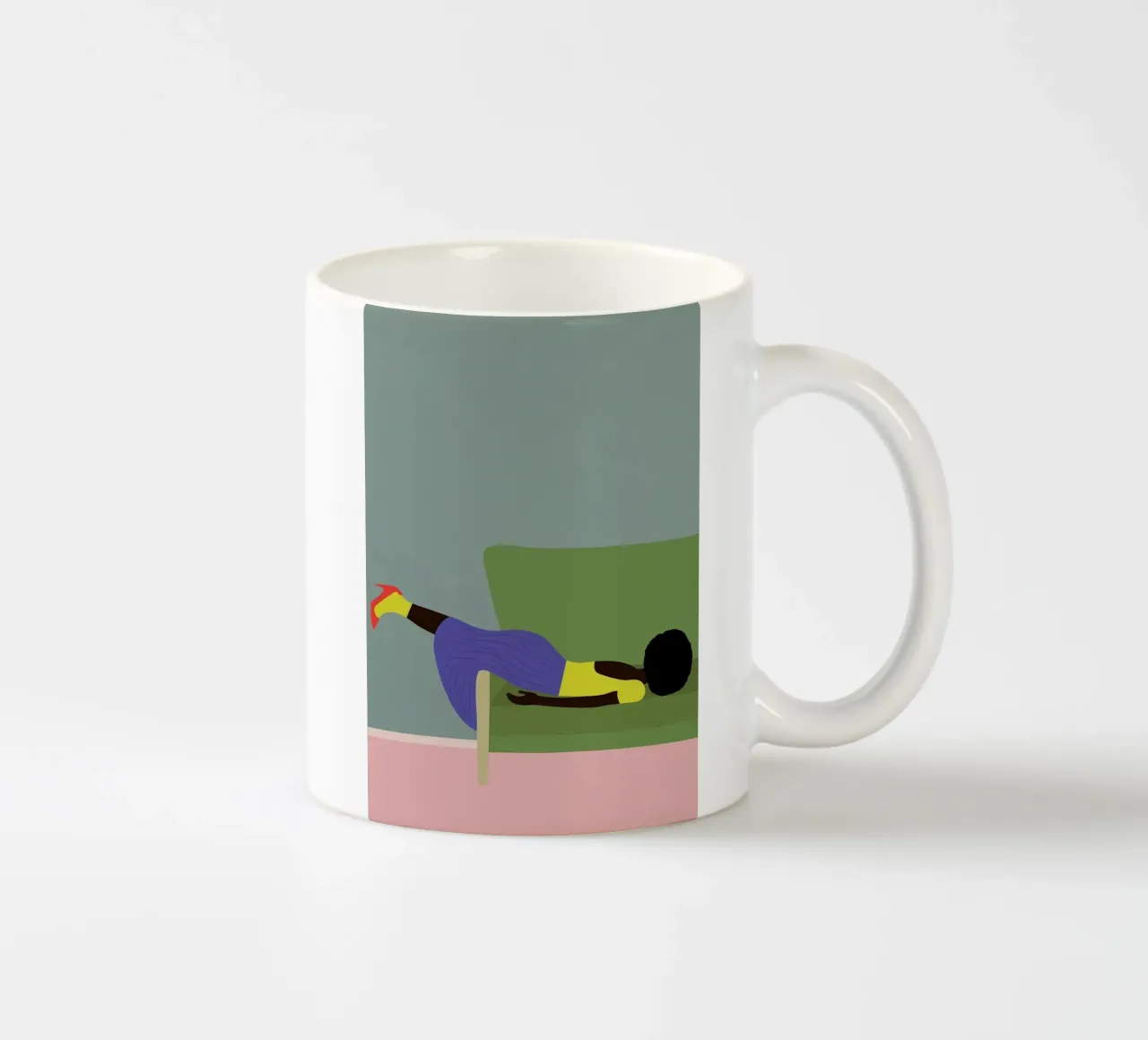 Umano tazza in ceramica da maluniq