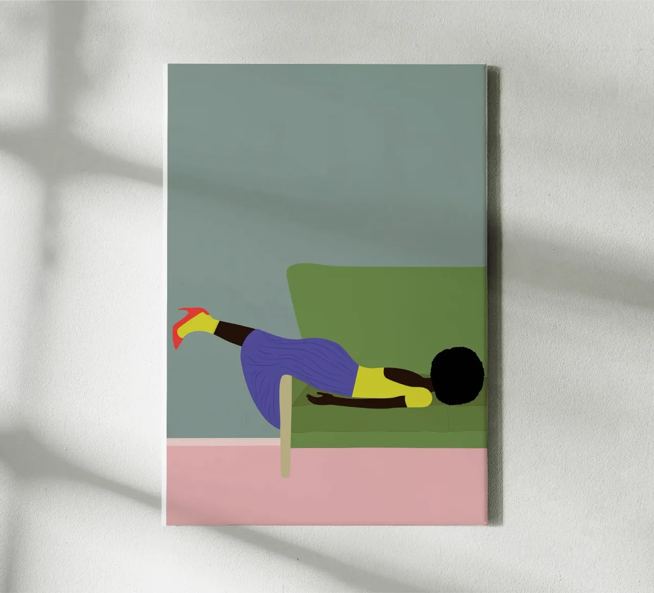 Moody canvas van maluniq