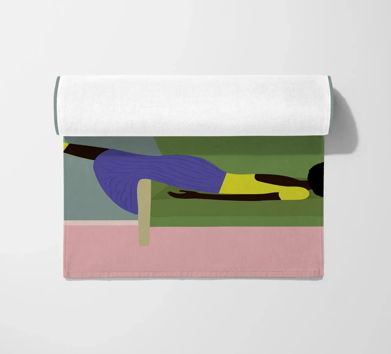 Moody beach towel by maluniq