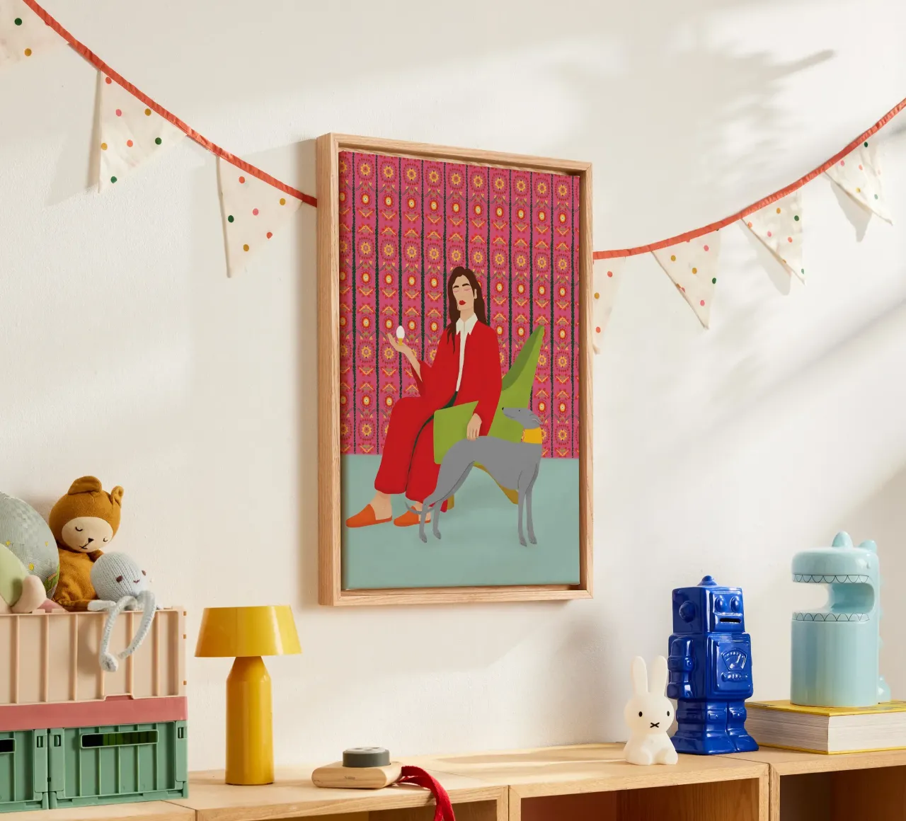 Wunderschön Leinwand mit Schattenfugenrahmen von maluniq